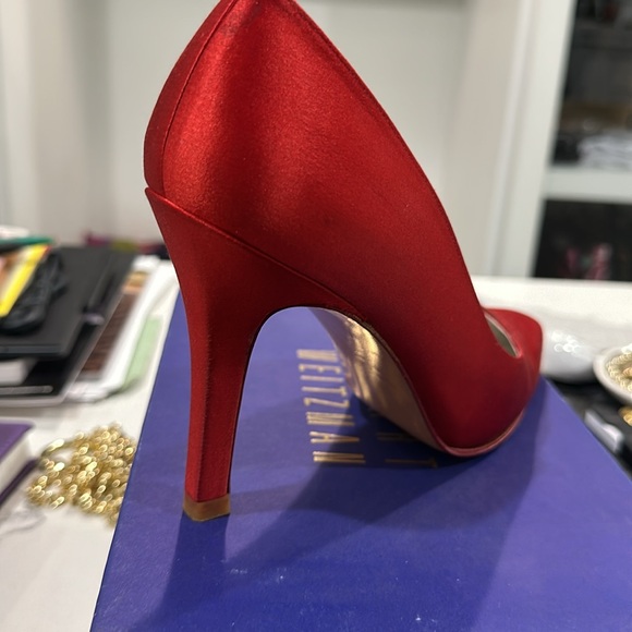 Stuart Weitzman Red Pumps - Picture 4 of 7